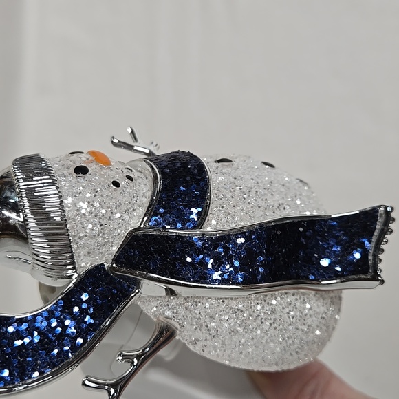 Bath & Body Works Wallflower Snowman  Plugin Diffuser Night Light Glitter CUTE - Picture 15 of 16